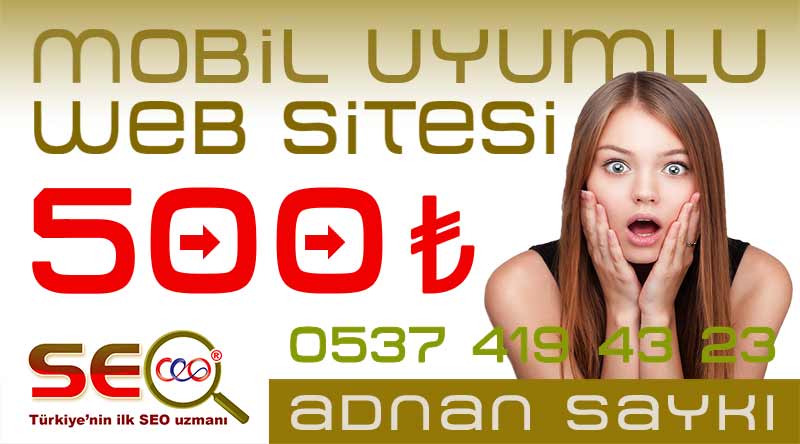 Mobil Uyumlu Web, 500 TL